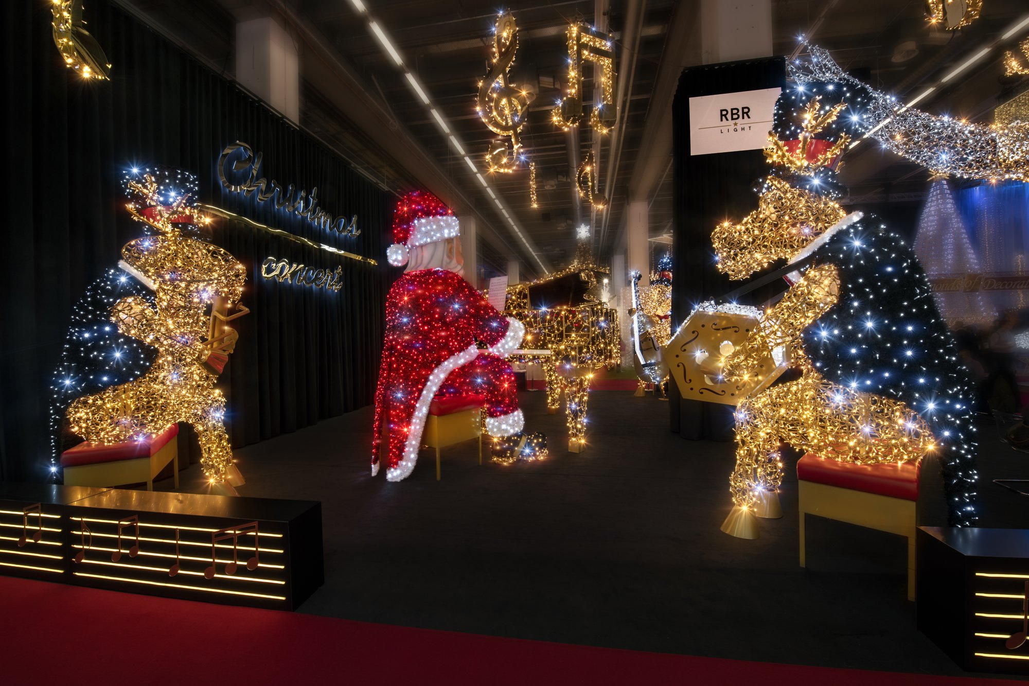 Personaggi luminosi della collezione Christmas Concert